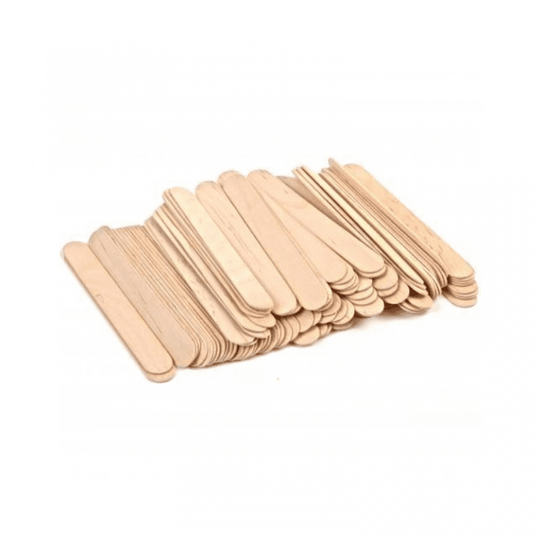 Disposable Wood Spatulas x 100 Mind Body Beauty